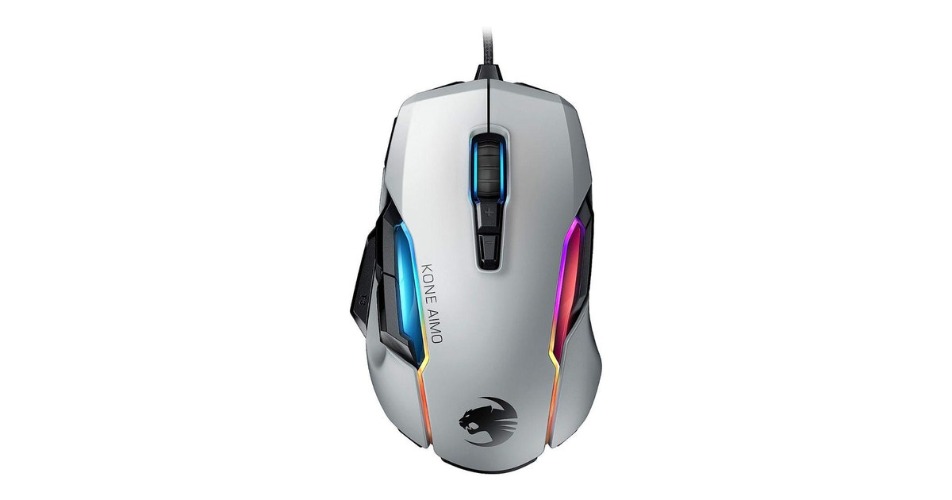 Roccat Kone AIMO RGB Gaming Mouse - White | Keyboard & Mouse Bundles | Laptops & Computers