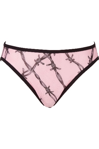 Heartache Panty | S / Pink / 95%POLYESTER 5%ELASTANE