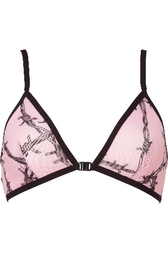Heartache Bra | S / Pink / 95%POLYESTER 5%ELASTANE