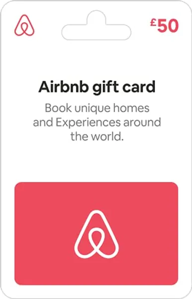 Airbnb - redeemable by UK residents only - Gift Card Delivered by Post