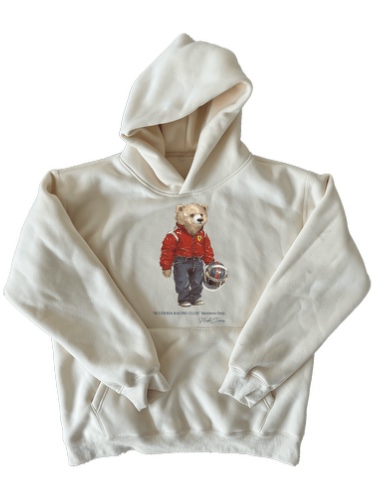 Scuderia Bear Hoodie | Small / Cream