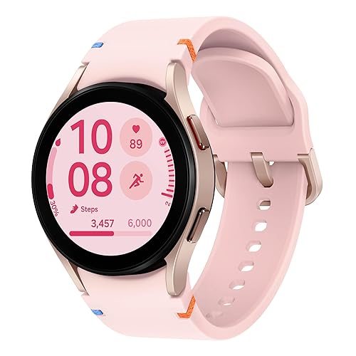 Samsung Galaxy Watch FE 40mm Bluetooth AI Smartwatch w/Fitness Tracking, BIA Sensor, Personalized HR Zones, Heart Rate Tracker, Sleep Monitor, 2024, Pink Gold [US Version, 1Yr Manufacturer Warranty] - Bluetooth - Pink Gold