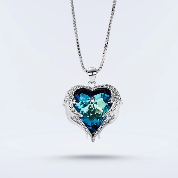 Holographic Gemstone Heart Necklace (8 Styles)