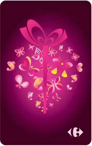 CARTE CADEAUX GÉNÉRIQUE ROSE - Cartes Cadeaux Carrefour