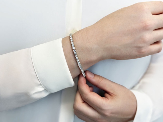 En Ligne Signature Tennis Bracelet - 7" 1.92ct