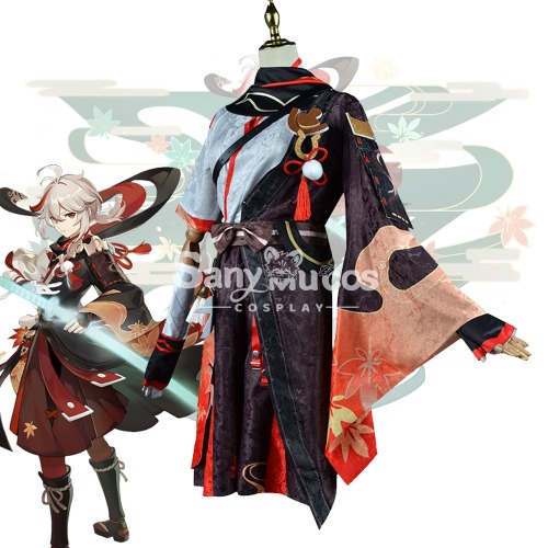 【In Stock】Game Genshin Impact Cosplay Kaedehara Kazuha Cosplay Costume Plus Size - XS