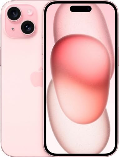 Apple iPhone 15, 256GB, Pink - Unlocked (Renewed) - Unlocked - Pink - 256GB