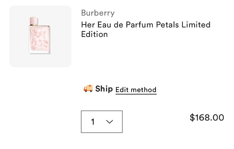 Her Eau de Parfum Petals Limited Edition