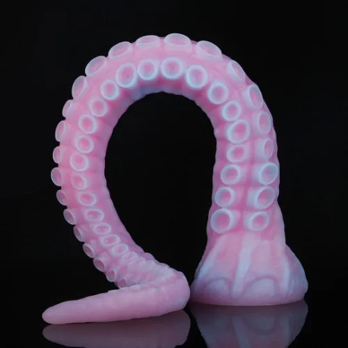 Throat dildo! ALLA | Sm/ pearlescent rainbow