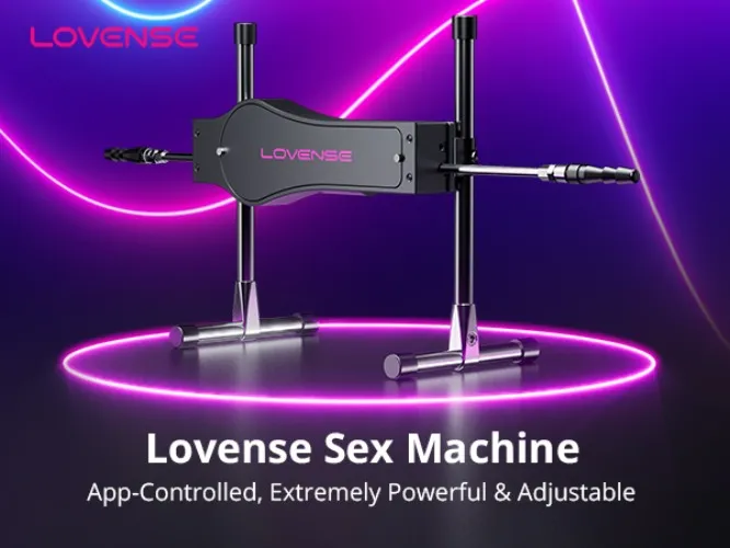 Lovense Sex Machine: App-controlled automatic thrusting sex machine!