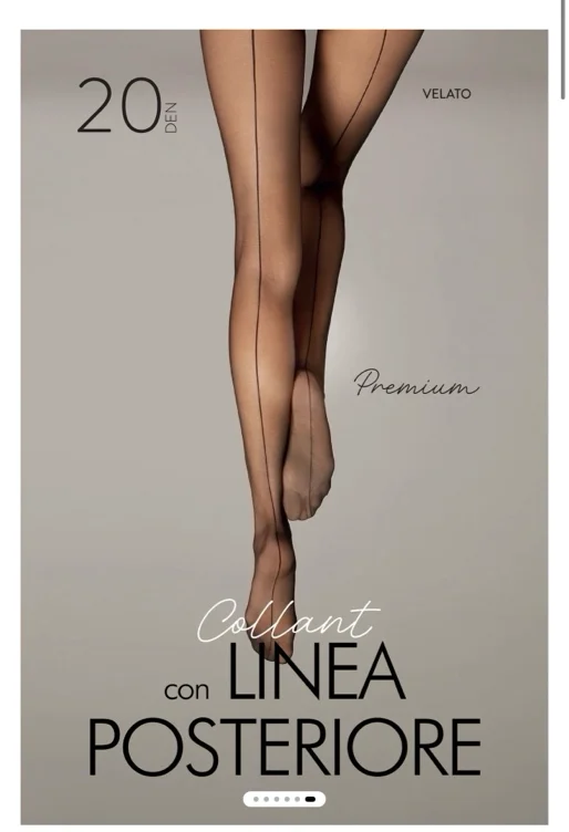 Collant Velati 20 Denari Riga Posteriore