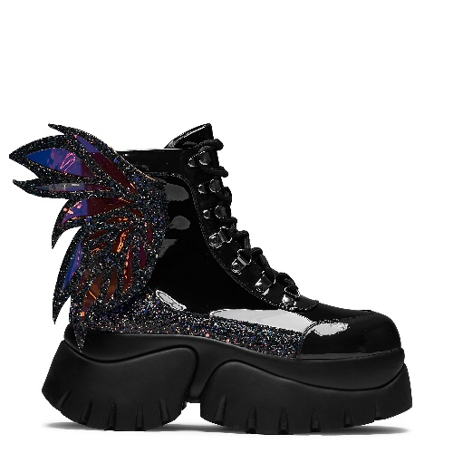Evil Fairy Queen Boots - Black | UK 6 / Black