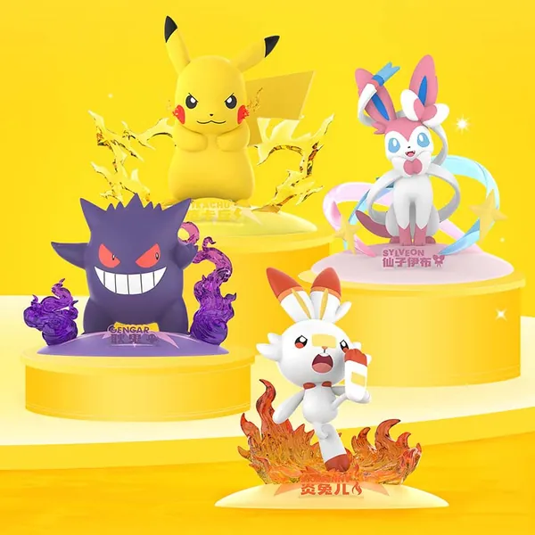 Official Pokemon Figure PVC Desktop Collectible Figures