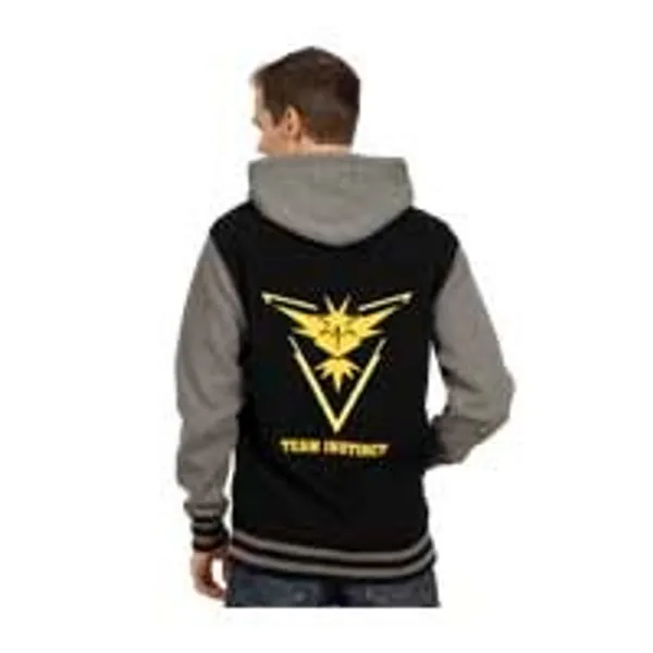 Pokémon GO Team Instinct Fleece Varsity Hoodie