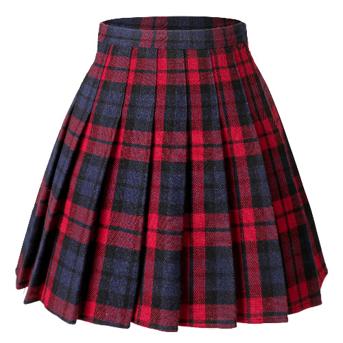 Hoerev Red & Black Skirt