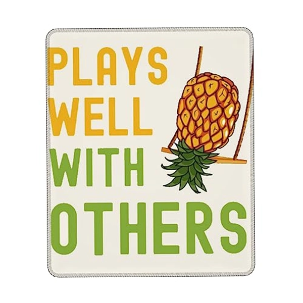 Funny Swingers Pineapple Gifts Mouse Pad for Women Girls for Desk Waterproof Non-Slip Rubber Base Gaming Mouse Pads for Computers Laptop Office Decoration Gift for Women Men 7.9x9.5 Inch - Mouse Pad-7 - 7.9x9.5 Inch