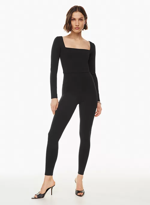 contour squareneck longsleeve jumpsuit