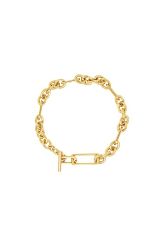 Fob Chain Necklace | GOLD TONE / ONE