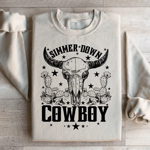 Simmer Down Cowboy Sweatshirt