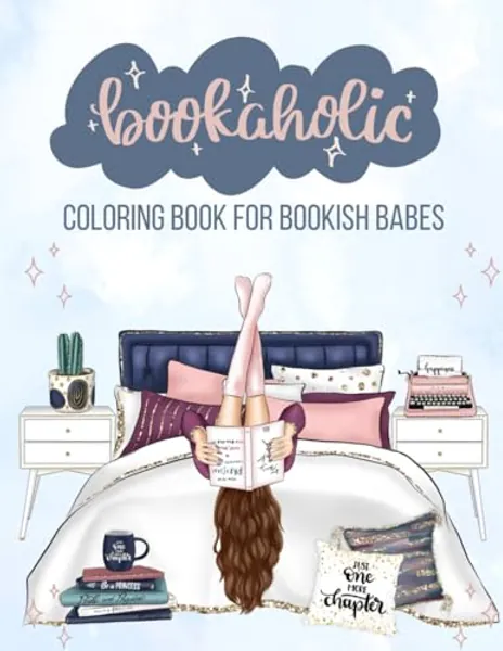 Bookish Coloring Book for Book Lovers Bibliophiles and Bookaholics Coloring Pages for Adults Reading Nooks Reading Corners