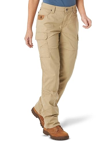 Wrangler Women's Ranger Cargo Pant - 2W x 30L - Golden Khaki