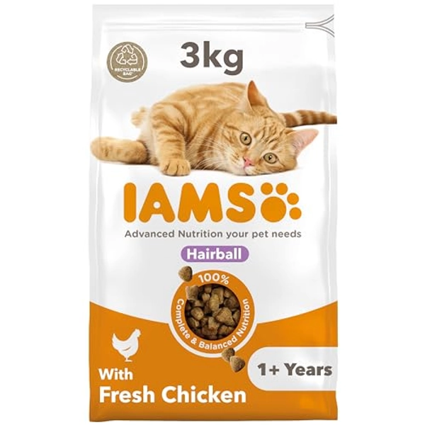 Iams senior shop hairball cat food