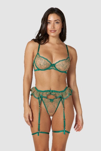 Celine Intimates Bra (Set) - Green | 34 / F