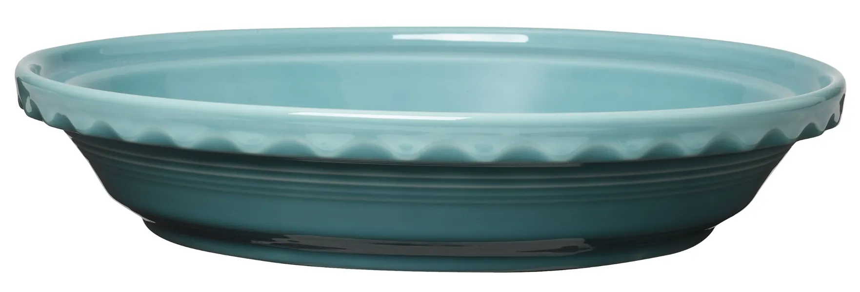 Fiesta 10-1/4-Inch Deep Dish Pie Baker, Turquoise