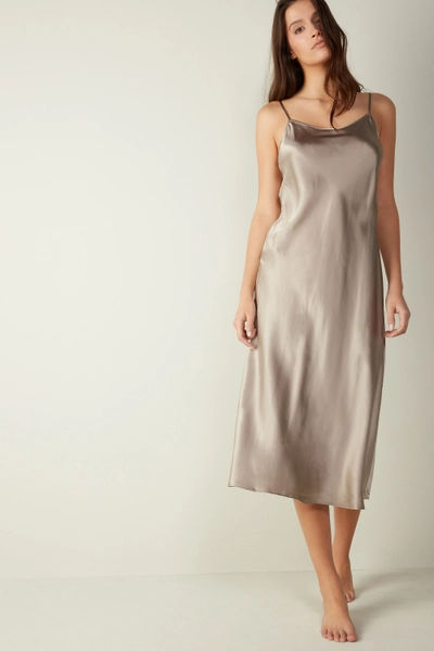 Midi-Length Slip in Silk - Intimissimi
