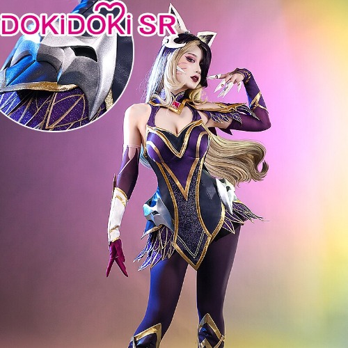 【Ready For Ship】DokiDoki-SR Game League of Legend Cosplay Coven Ahri  LOL Cosplay Costume | Costume / L