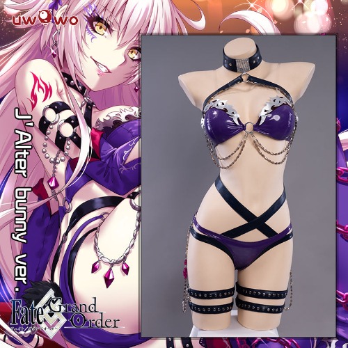 Fate/GrandOrder FGO Jeanne d'Arc (Alter) J'Alter Bunny Girl Ver. Cosplay Costume