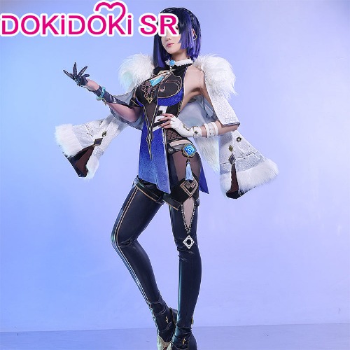 【 Ready For Ship】【Size S-3XL】DokiDoki-SR Game Genshin Impact Cosplay Yelan Costume Ye Lan | L