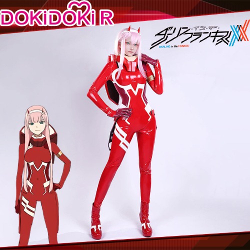 DokiDoki-R Anime DARLING in the FRANXX Cosplay Zero Two Costume Tights CODE 002 | XL-PRESALE