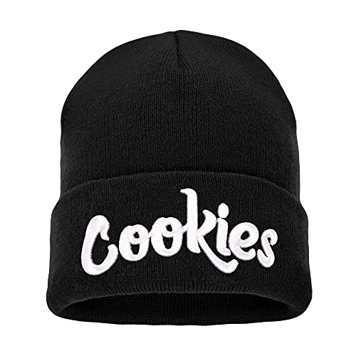 Knit Beanie black/White