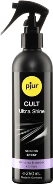 pjur CULT Ultra Shine - Latex Care for an Intense Shine without polishing - Also for Rubber (250ml)