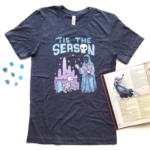 Tis The Season Shirt, Necromancer Shirt, Dungeons and Dragons Shirt, D&D Shirt