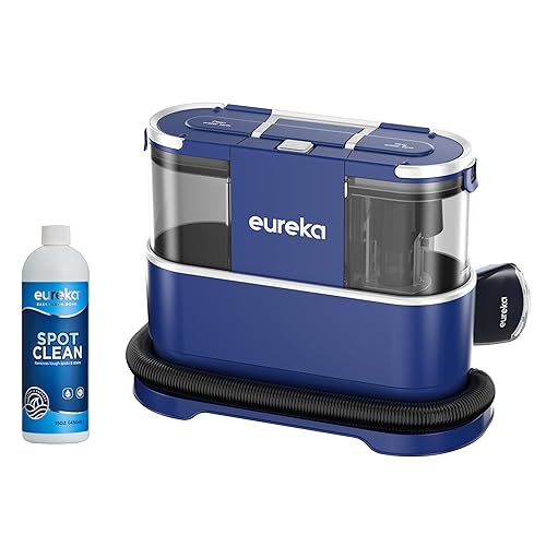 Eureka NEY100 Nettoyeur Canapé Tissu 12500Pa,Aspirateur Nettoyeur de Tapis pour canapé, Tapis, Rembourrage, Voiture,Shampouineuse avec Réservoir d'Eau de 1,5 Litre et Détergent de 450 ml
