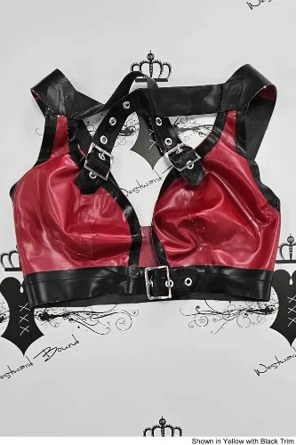 Your Heart Latex Rubber Bra