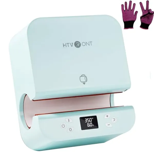 HTVRONT Auto Tumbler Heat Press Machine - Mug Heat Press Heat Up Fast & Even, Professional Tumbler Press High-Security for 10-30oz(2.9-3.35inch) Sublimation Tumblers, Cups, Glasses and Mugs