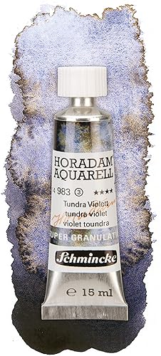 Schmincke Horadam Artists Supergranulating Watercolours - Tundra Violet 15ml Tube (983)