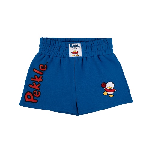 Pekkle x Dumbgood Puff Print Boxing Short | BLUE / S