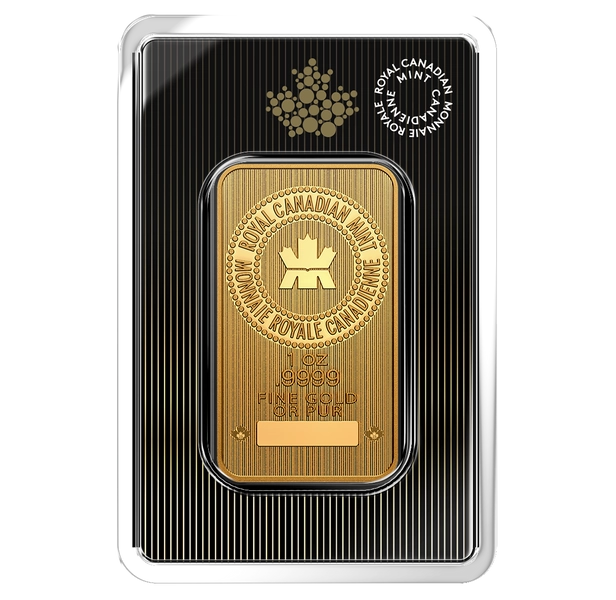 1 oz. 99.99% Pure Gold Bar | The Royal Canadian Mint