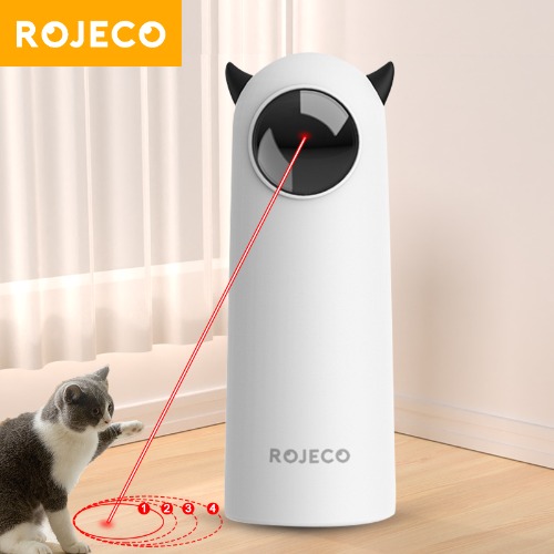 ROJECO Automatic Cat Toys Interactive Smart Teasing Pet LED Laser Indoor Cat Toy Accessories Handheld Electronic Cat Toy For Dog - AliExpress 