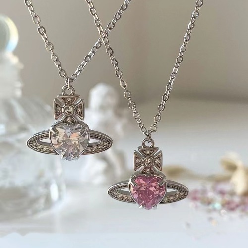 Ring necklace-pink!