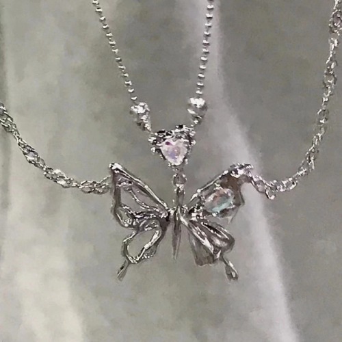 Butterfly necklaces!