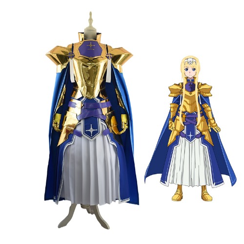 Disfraz de Sword Art para mujer, traje de Anime, alicización en línea, Saint Alice Synthesis, caballeros, Halloween, nuevo - AliExpress 