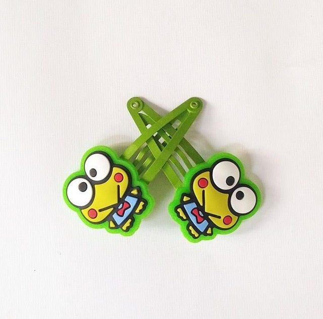 Pastel Goth Bunny Clippies - Keroppi Clips