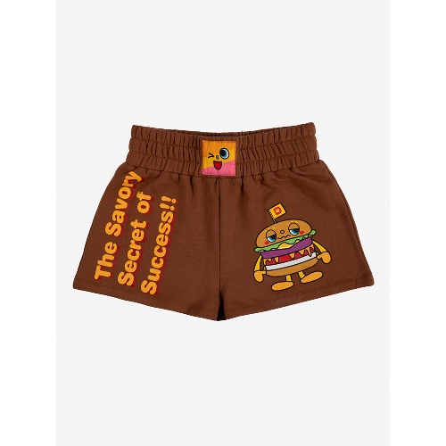 Dokidoki Yummychums x Dumbgood Boxing Shorts - Brown / S
