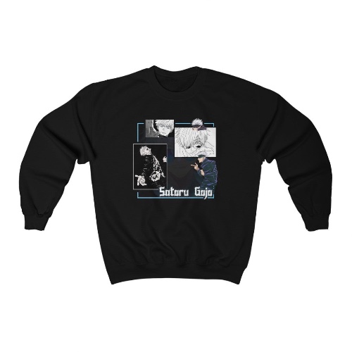 Satoru Gojo Graphic Sweatshirt - 2XL / Black