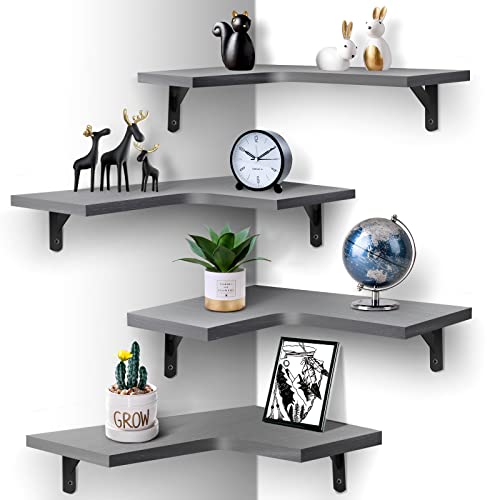 Floating Corner Shelves